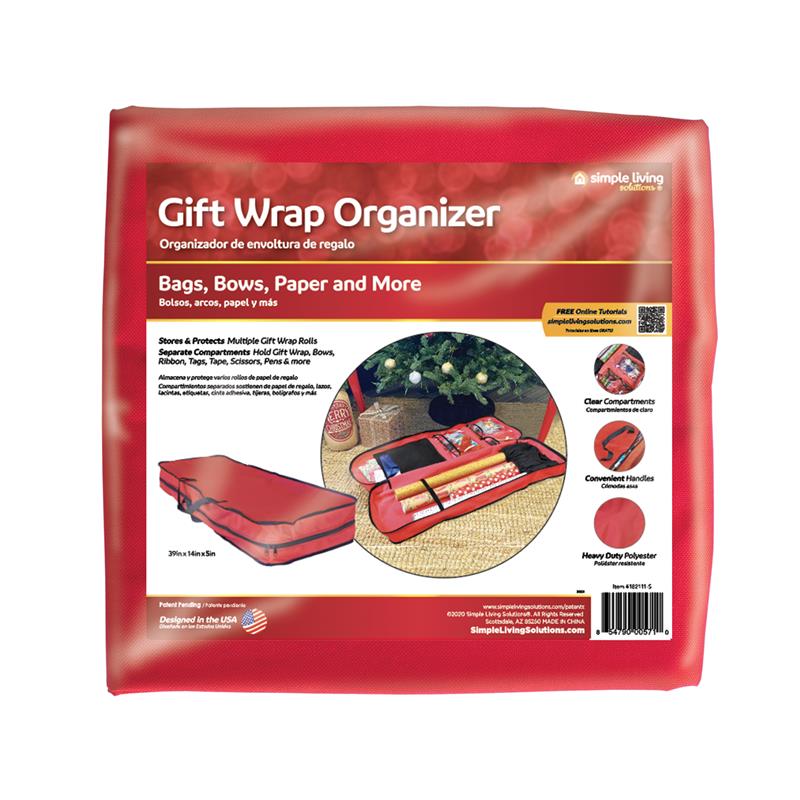 Wholesale 12-Pack, Premium Gift Wrap Organizer - Style 182111-S