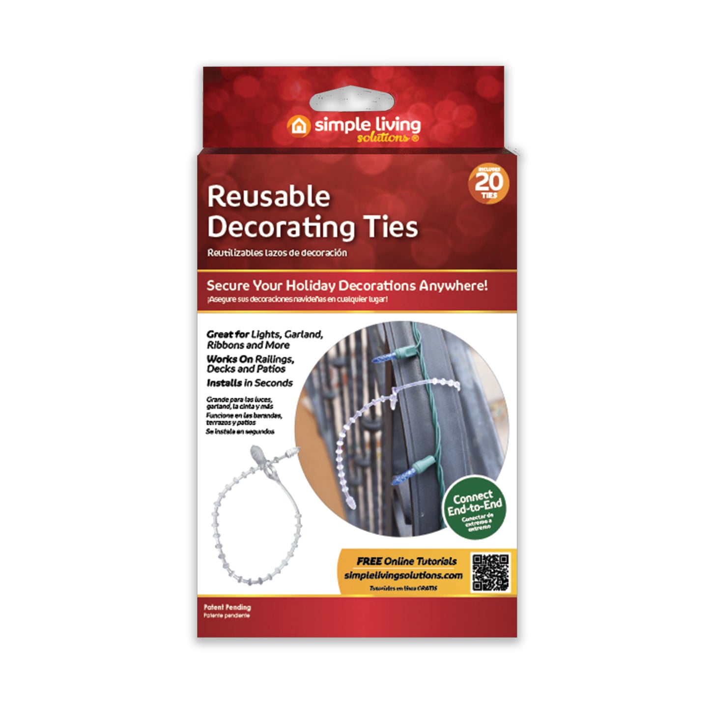 20 Ct. Reusable Decorating Ties - Style 713320