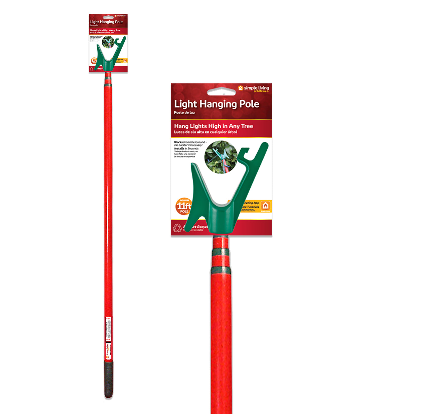 11 Ft. Ladderless Light Hanging Pole - Style 711101