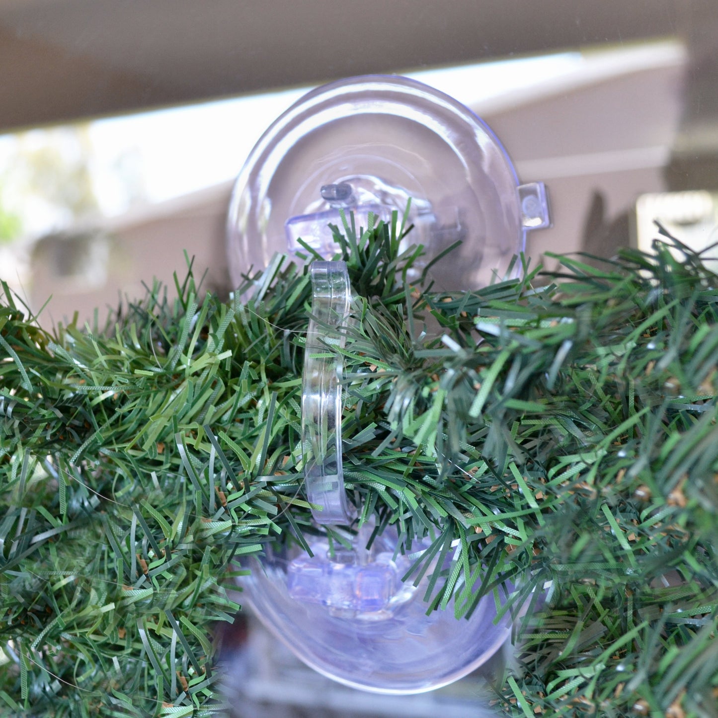 1-Pack, 3 Ct. Heavy Duty Suction Cup Wreath Hooks - Style 713003