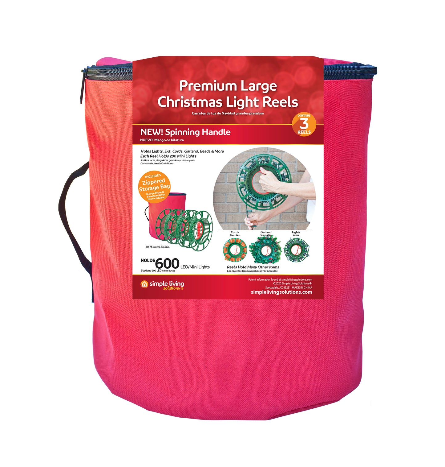3 Ct. Assembled Light Reels in Storage Bag - Style 715213-S