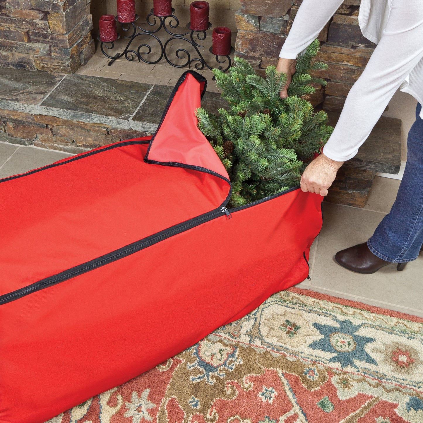 9-12Ft. Expandable Rolling Christmas Tree Bag - Style 182912-S