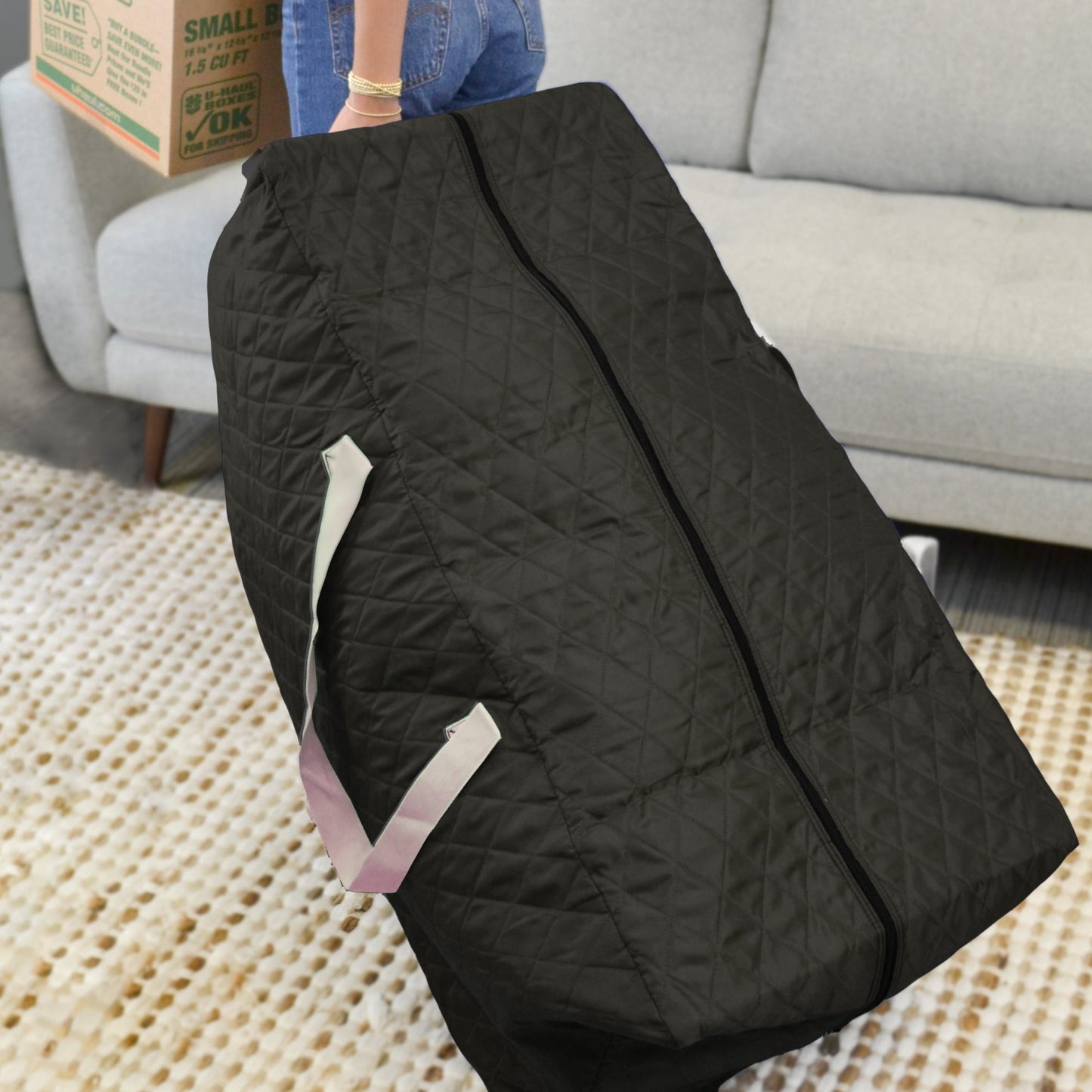 50 Gallon Quilted Rolling Storage Bag - Various Colors