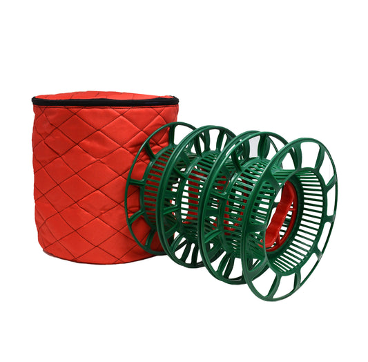 3 Ct. Assembled Light Reels In Quilted Storage Bag - Style 715213-SQS
