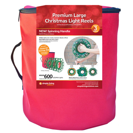 3ct Assembled Light Reels in Storage Bag- Style 715213-S