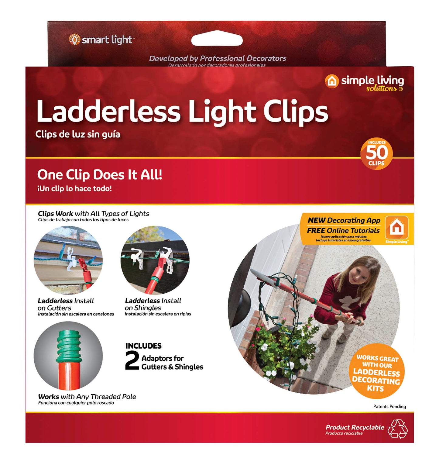 Ladderless Light Clips - Various Sizes